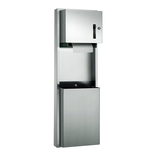 ASI 046924-9 Traditional™ Roll Paper Towel Dispenser & Waste Receptacle, Surface Mounted, 12 gal.