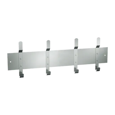 ASI 1307-4 Utility Hook Strip (4 Hooks) 36”, Surface Mounted