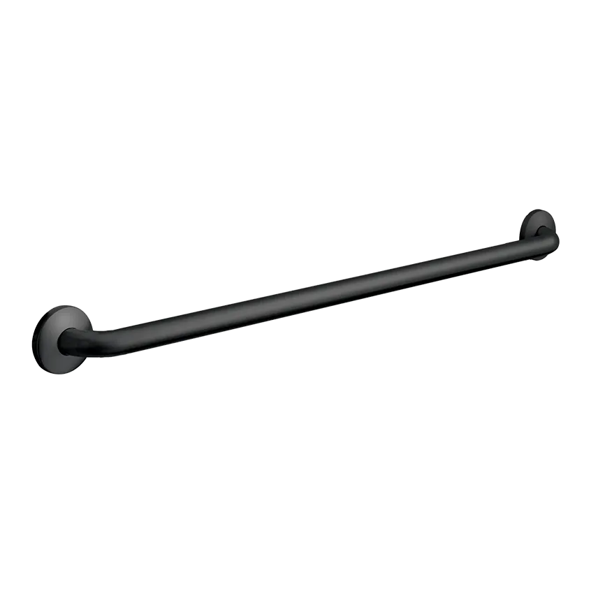 ASI 3801-18-41 Matte Black Snap Flange Grab Bars, 18" Length