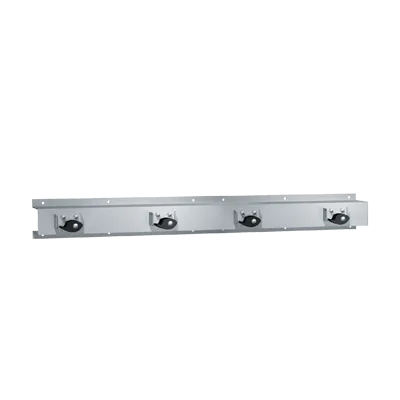 ASI 8215-4 Mop Rack, (4 Holders) 36”, Surface Mounted