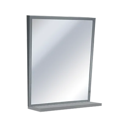 ASI 0537-1830 18" x 30" Tilt Mirror With Shelf
