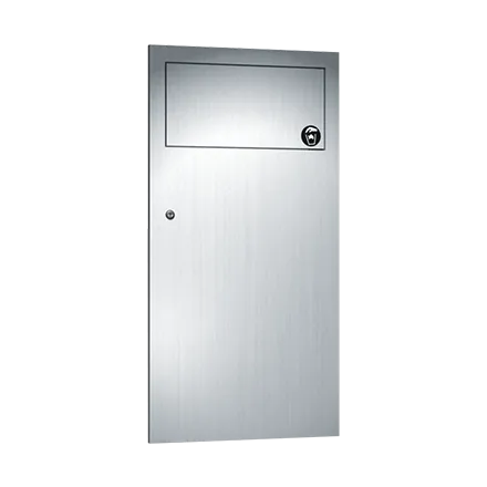ASI 6459 Simplicity™ Waste Receptacle, Recessed