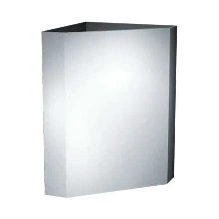 ASI 0829 Traditional™ Waste Receptacle, Corner-type (16 gal.), Surface Mounted