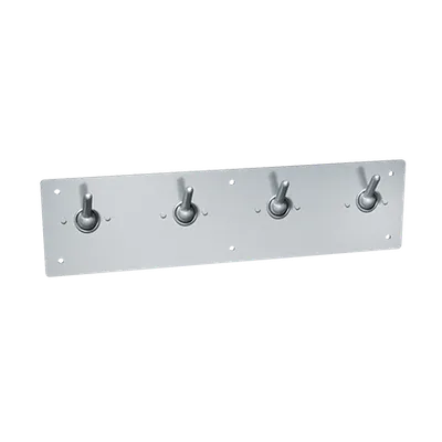 ASI 129 Clothes Hook Strip, Front Mount