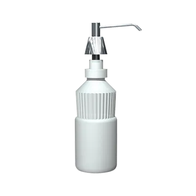 ASI 0332 Lavatory Basin Liquid Soap Dispenser 4” Spout, 4” Shank, 34 oz.