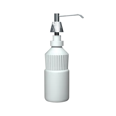 ASI 0332 Lavatory Basin Liquid Soap Dispenser 4” Spout, 4” Shank, 34 oz.