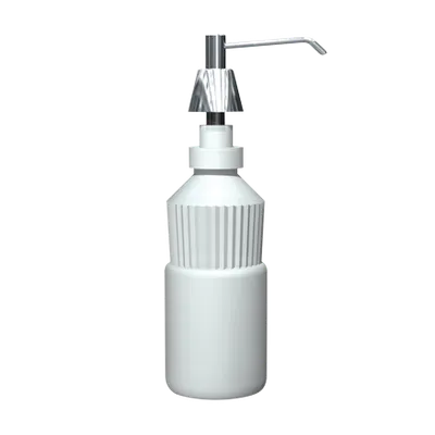 ASI 0332-D Lavatory Basin Liquid Soap Dispenser 6” Spout, 4” Shank, 34 oz.
