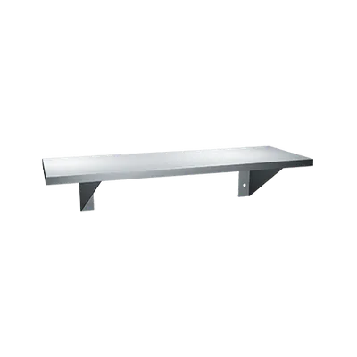 ASI 0692-512 5" x 12" 18 Gauge Stainless Steel Shelf
