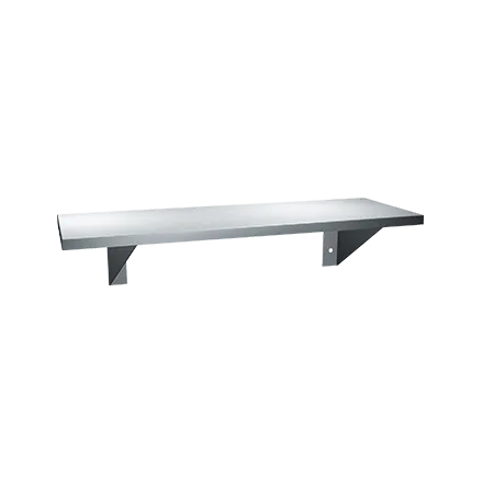 ASI 0692-516 5" x 16" 18 Gauge Stainless Steel Shelf