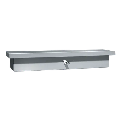 ASI 0318 Liquid Soap Dispenser and Shelf (One Valve), Surface Mounted