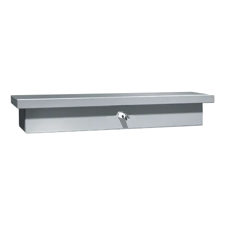 ASI 0318 Liquid Soap Dispenser and Shelf (One Valve), Surface Mounted