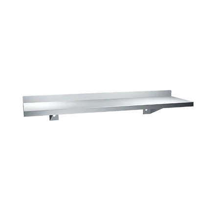 ASI 0694-48 5" x 48" Shelf With Backsplash