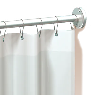 ASI 1200-SHU Shower Curtain Hook, Stainless Steel