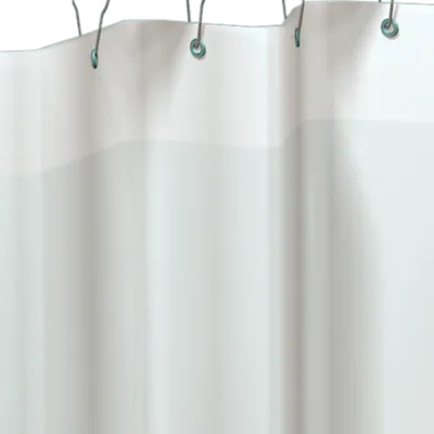 ASI 1200-V36 36" x 72" White Vinyl Shower Curtain
