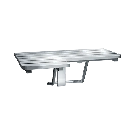 ASI 8208-R Folding Shower Seat, Stainless Steel, Right Hand, ADA