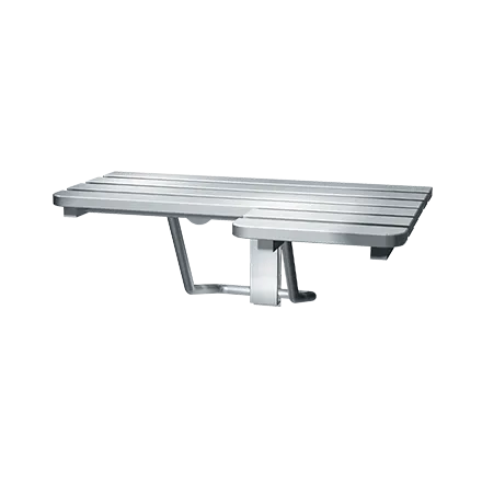ASI 8208-L Folding Shower Seat, Stainless Steel, Left Hand, ADA