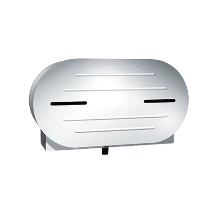 ASI 0040 Twin 9" Jumbo Roll Toilet Tissue Dispenser, Surface Mounted