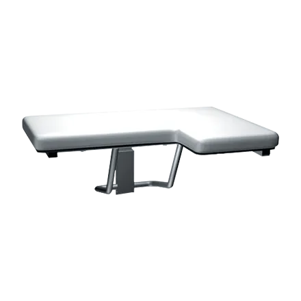 ASI 8205-L Folding Shower Seat, Padded, L Shaped, Left Hand, ADA