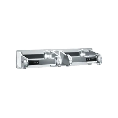 ASI 0715 Toilet Tissue Holder (Double), Chrome Plated, Surface Mounted