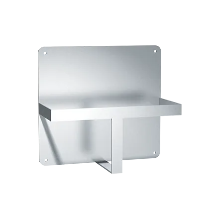 ASI 0557 Bed Pan Holder (Single), Surface Mounted
