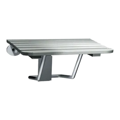 ASI 8207 Folding Shower Seat, Stainless Steel, ADA