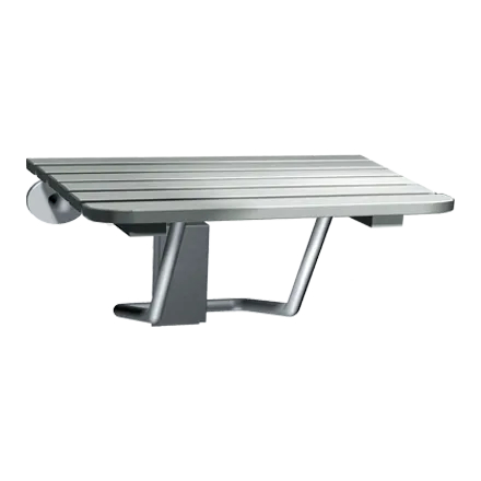 ASI 8207 Folding Shower Seat, Stainless Steel, ADA