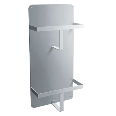 ASI 0559 Double Bed Pan Rack, Surface Mounted