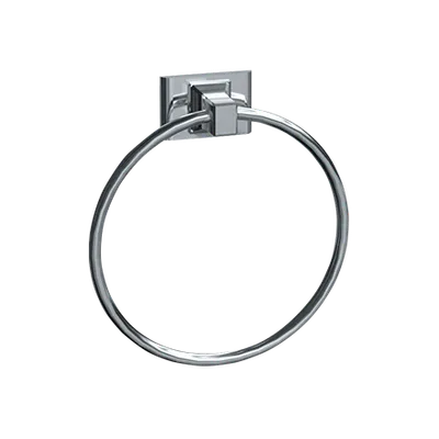 ASI 0785-Z Towel Ring, Surface Mounted, Chrome Plated Zamak