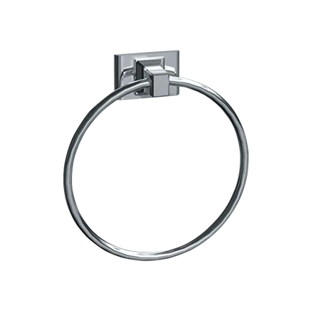ASI 0785-Z Towel Ring, Surface Mounted, Chrome Plated Zamak