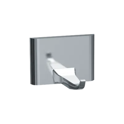 ASI 0740-Z Robe Hook (Single), Surface Mounted, Chrome Plated Zamak