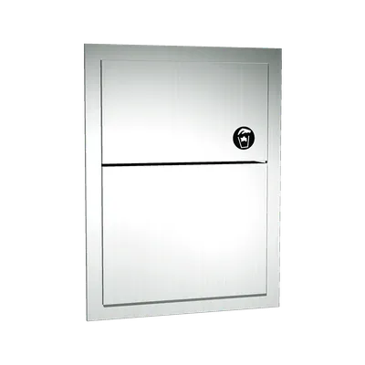 ASI 0473 Sanitary Napkin Disposal, Recessed
