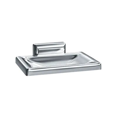 ASI 0721-Z Soap Dish, Surface Mounted, Chrome Plated Zamak