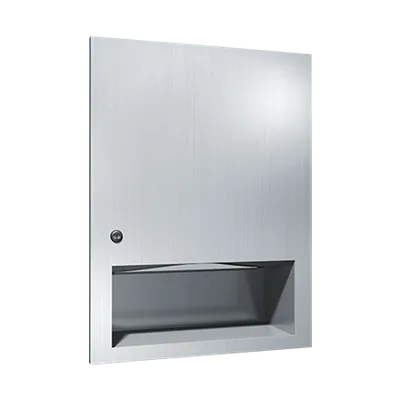 ASI 6457 Simplicity™ Paper Towel Dispenser (475 Multi, 350 C-Fold), Recessed