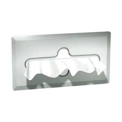 ASI 0259-SS Facial Tissue Dispenser, Satin Finish, Recessed