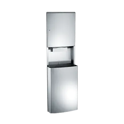 ASI 20469 Roval™ Recessed Paper Towel Dispenser and Removable Waste Receptacle
