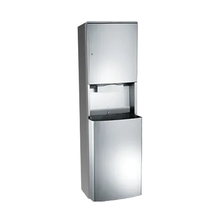 ASI 20469-9 Roval™ Surface Mounted Paper Towel Dispenser And Removable Waste Receptacle