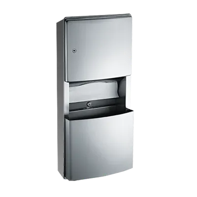 ASI 204623-9 Roval™ Surface Mounted Paper Towel Dispenser and Removable Waste Receptacle