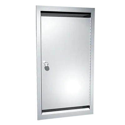 ASI 0558-1 Bed Pan & Washbasin Cabinet, Recessed