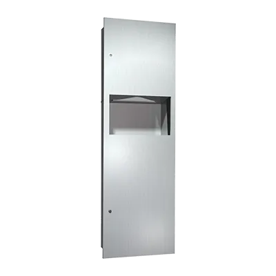 ASI 6462 Simplicity™ Paper Towel Dispenser & Waste Receptacle, Recessed