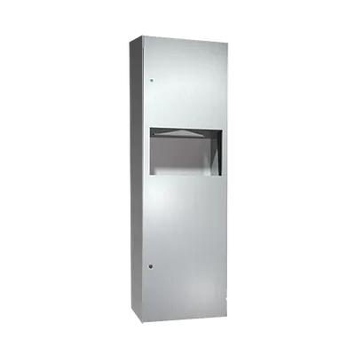 ASI 6462-9 Simplicity™ Paper Towel Dispenser & Waste Receptacle, Surface Mounted