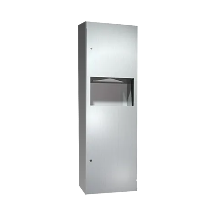 ASI 6462-9 Simplicity™ Paper Towel Dispenser & Waste Receptacle, Surface Mounted