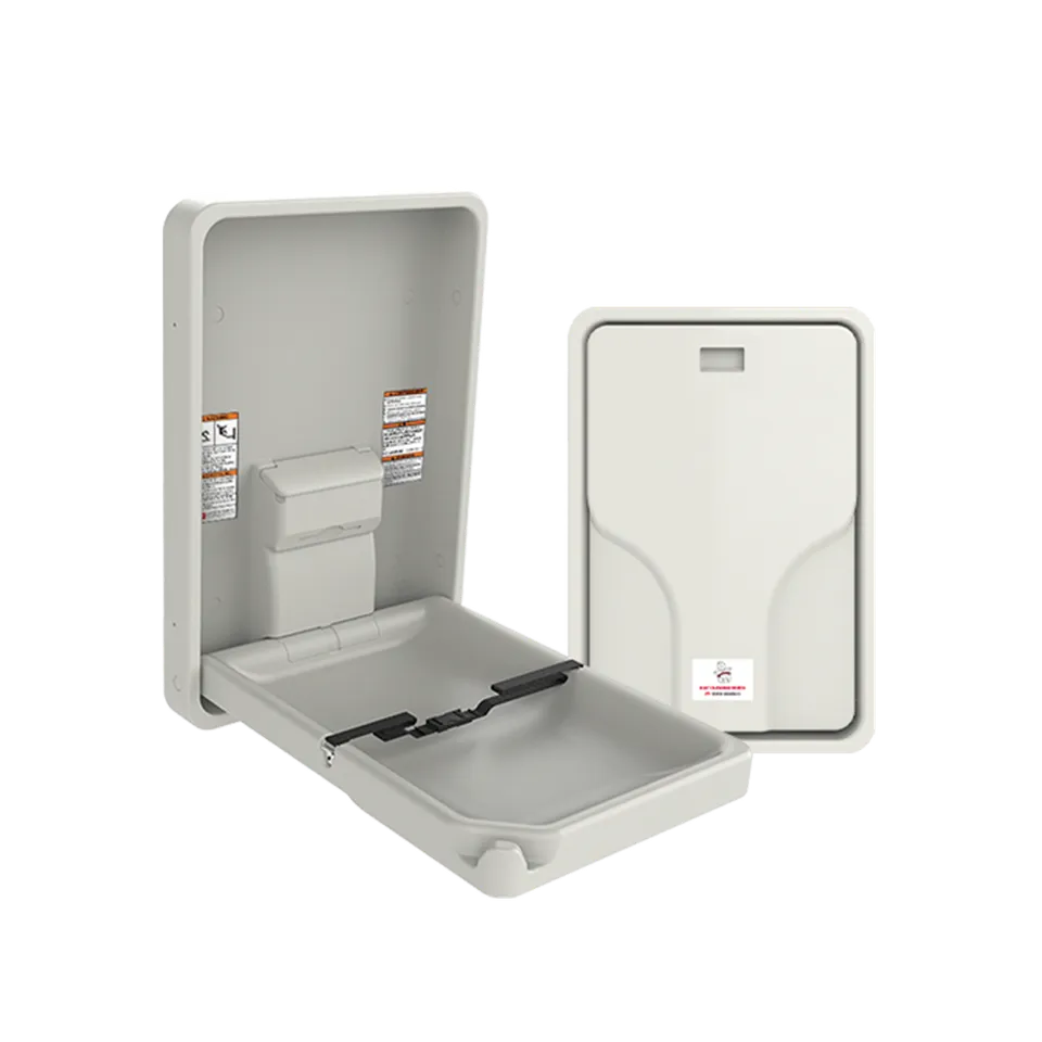 ASI 9015 Baby Changing Station, Vertical, Plastic, Surface Mounted