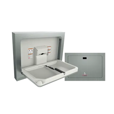 ASI 9018-9 Baby Changing Station, Horizontal, Stainless Steel, Surface Mounted