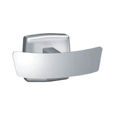 ASI 7345-S Robe Hook (Double), Surface Mounted, Satin Finish