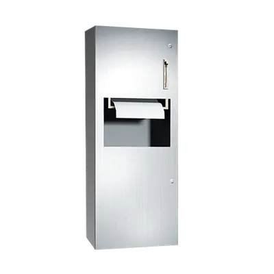 ASI 64696-9 Simplicity™ Roll Towel Dispenser & Waste Receptacle, Surface Mounted