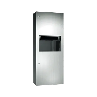ASI 64696A-9 Simplicity™ Automatic Roll Paper Towel Dispenser & Waste Receptacle, Battery Operated, Surface Mounted