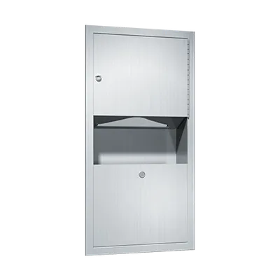 ASI 0462-AD Traditional™ Recessed Paper Towel Dispenser And Waste Receptacle