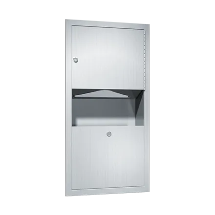 ASI 0462-AD Traditional™ Recessed Paper Towel Dispenser And Waste Receptacle
