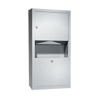 ASI 0462-AD-9 Traditional™ Surface Mounted Paper Towel Dispenser And Waste Receptacle