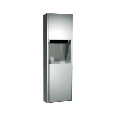 ASI 04692A-9 Traditional™ Automatic Roll Paper Towel Dispenser & Waste Receptacle, Battery Operated, Surface Mounted